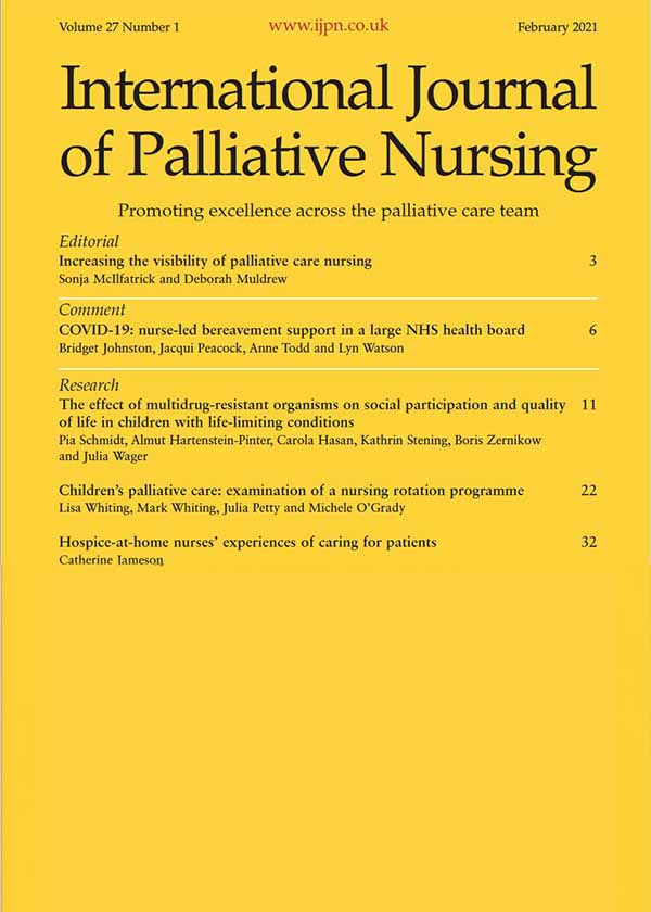 International Journal of Palliative Nursing